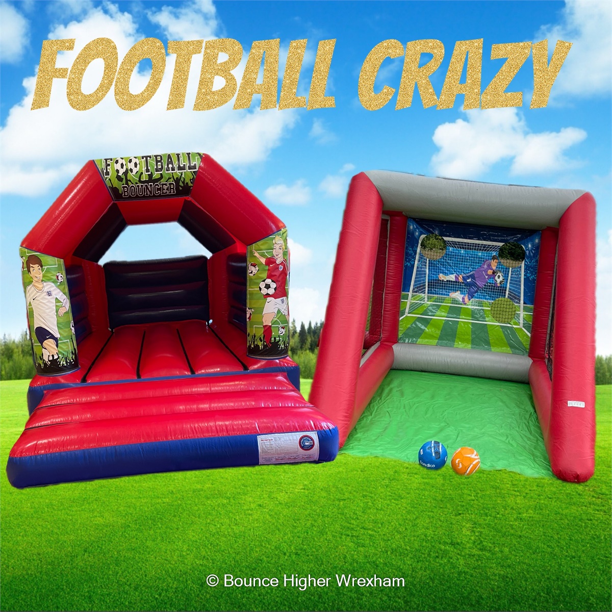 Football Crazy Package - Bouncy Castle Hire in Wrexham, Chester ...